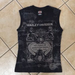 Jeweled Harley tee